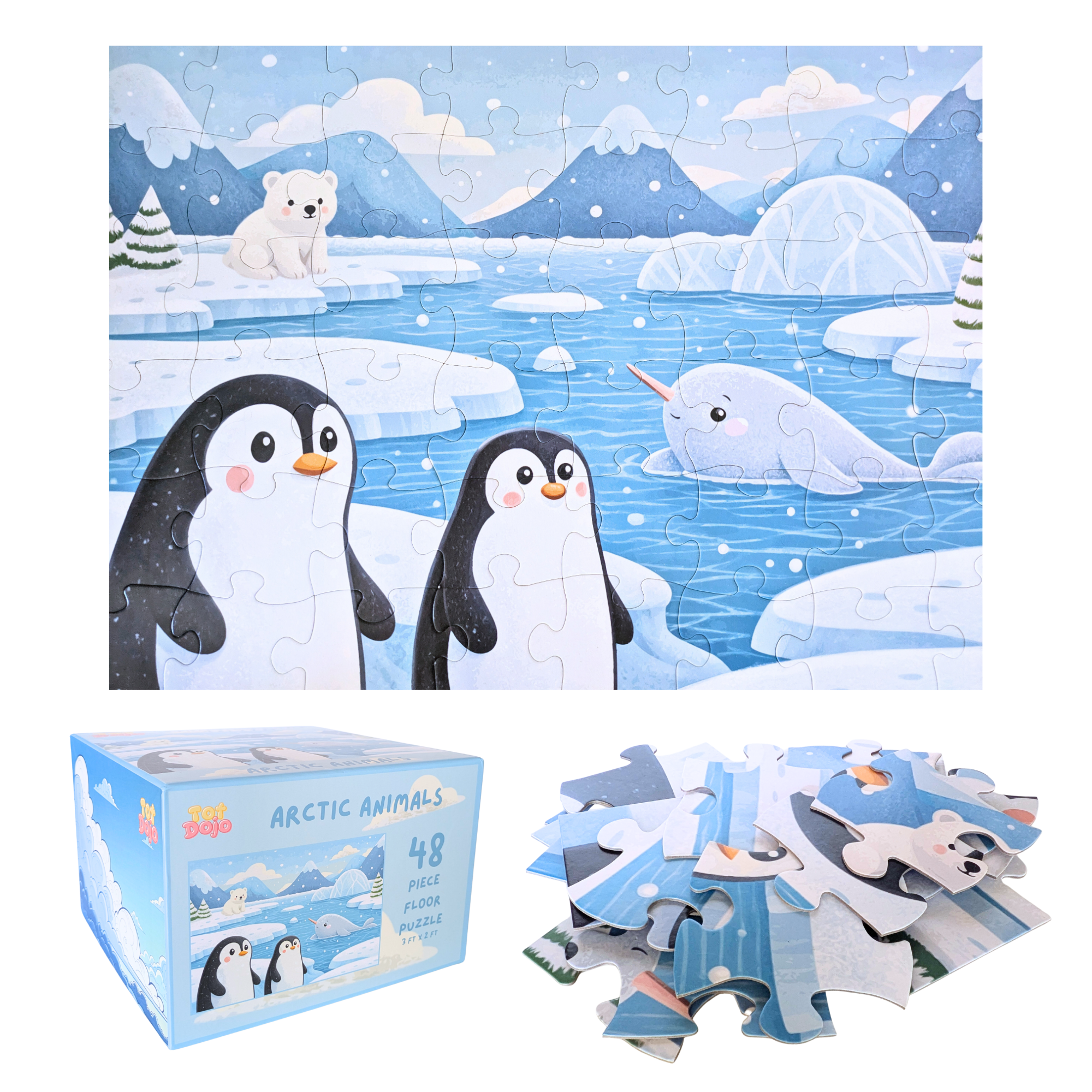 Arctic Animals Jumbo Floor Puzzle